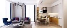 Contemporary Apartments Located in Istanbul's Basin Ekspres Zone – dining area (image 6)