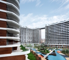 Modern Residential Development Surrounded by Natural Landscapes – pool area (image 9)