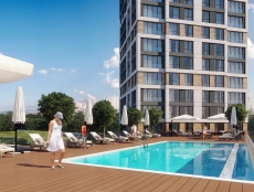 Sea View Apartment Located on Istanbul's Asian Side in Kartal – balcony (image 10)