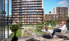 apartment with residential in Istanbul