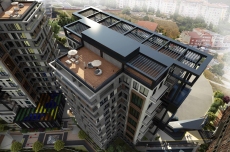 Residential Apartments Positioned in Istanbul's Central Kagithane District – living room (image 2)