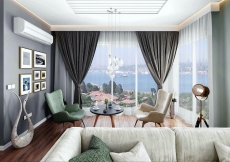Bosphorus View Apartments for Sale in Istanbul Uskudar – pool area (image 9)