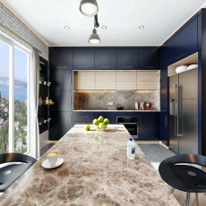 Bosphorus View Apartments for Sale in Istanbul Uskudar – terrace (image 7)
