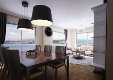 Ready Apartments for Sale in Kucukcekmece – pool area (image 9)