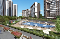 Residential Family Homes Located in the Planned Bahcesehir District – pool area (image 9)