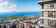 Spacious Coastal City Apartments with Sea Views in Kadikoy – kitchen area (image 3)