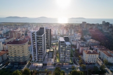 Spacious Coastal City Apartments with Sea Views in Kadikoy – pool area (image 9)