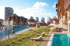 Affordable Residential Apartments Offering Strong Local Connectivity in Kucukcekmece – garden view (image 8)