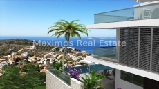 Luxury Sea View Apartment for Sale in Kalkan – bedroom (image 4)