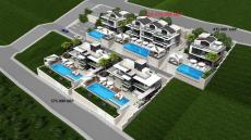 Pool deck maintaining privacy separation through configuration