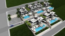 Terrace space with separation logic supporting unit privacy boundaries
