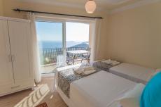 Furnished Sea View Luxury Villa for Sale in Kalkan – balcony (image 10)