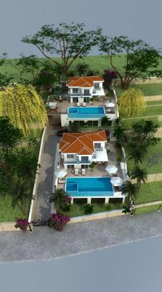 Brand New Furnished Villa for Sale in Kas with Sea View – pool area (image 9)