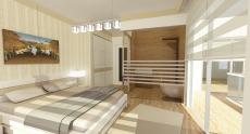 Brand New Furnished Villa for Sale in Kas with Sea View – master bedroom (image 16)