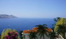 Brand New Furnished Villa for Sale in Kas with Sea View – exterior view (image 1)