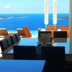 Luxury Sea View House with Private Pool in Kalkan – terrace (image 7)