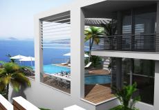 Luxury Sea View House for Sale in Kalkan – pool area (image 9)