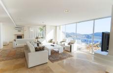 Furnished Luxury Villa for Sale in Kalkan – pool area (image 9)