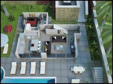 Modern Luxury Villa for Sale in Kalkan – pool area (image 9)