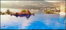 property with sea view in Kalkan