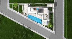 Terrace space highlighting construction quality through material finish