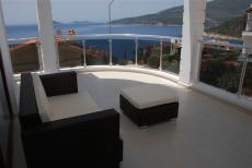Beautiful Sea View Villa for Sale in Kalkan – pool area (image 9)