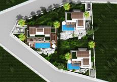 Exterior space demonstrating investment positioning through pool design