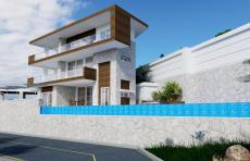 Interior space organized for family residence or rental functionality